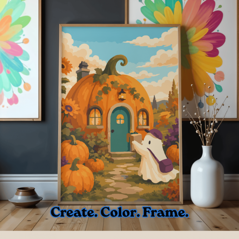 Halloween Magic - Digital Paint by Numbers Bundle Halloween Magic paint by numbers bundle - 15 digital designs