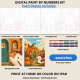 Halloween Magic - Digital Paint by Numbers Bundle Halloween Magic paint by numbers bundle - 15 digital designs